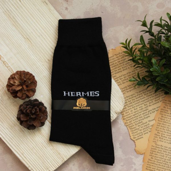 جوراب ساقدار پنبه مردانه HERMES کد 8921